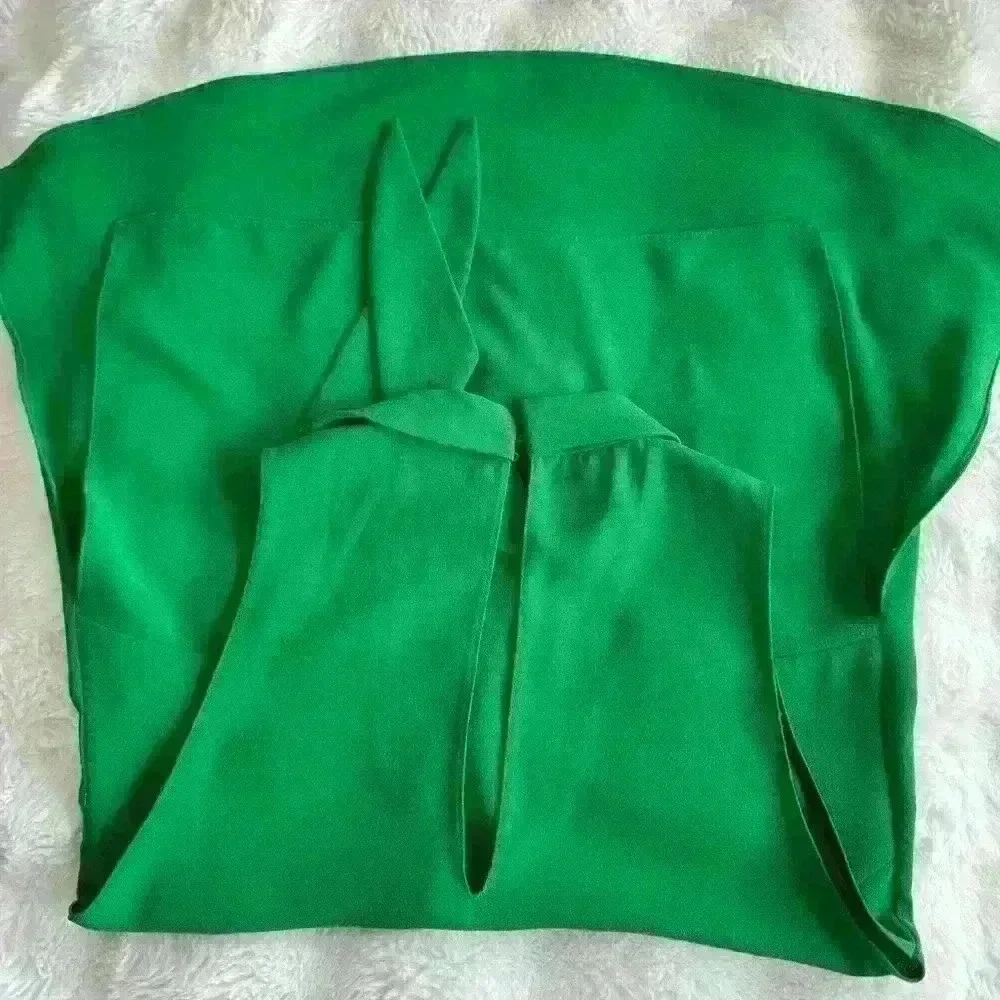 Zara Woman’s Green Sleeveless  Blouse - Picture 6 of 9